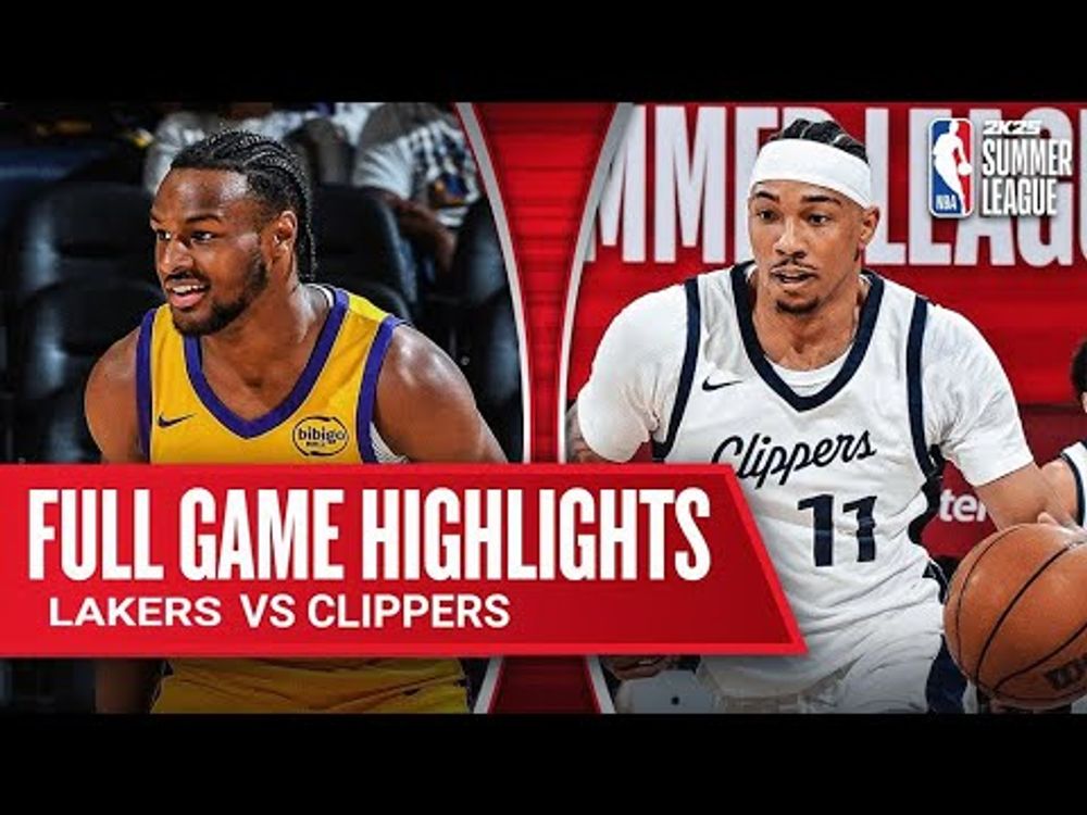 Los Angeles Lakers Vs Los Angeles Clippers |Highlights Full Game | Jul 21,2024 NBA Summer League