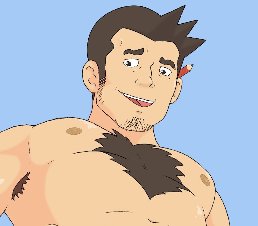 My drawing of Dick Gumshoe