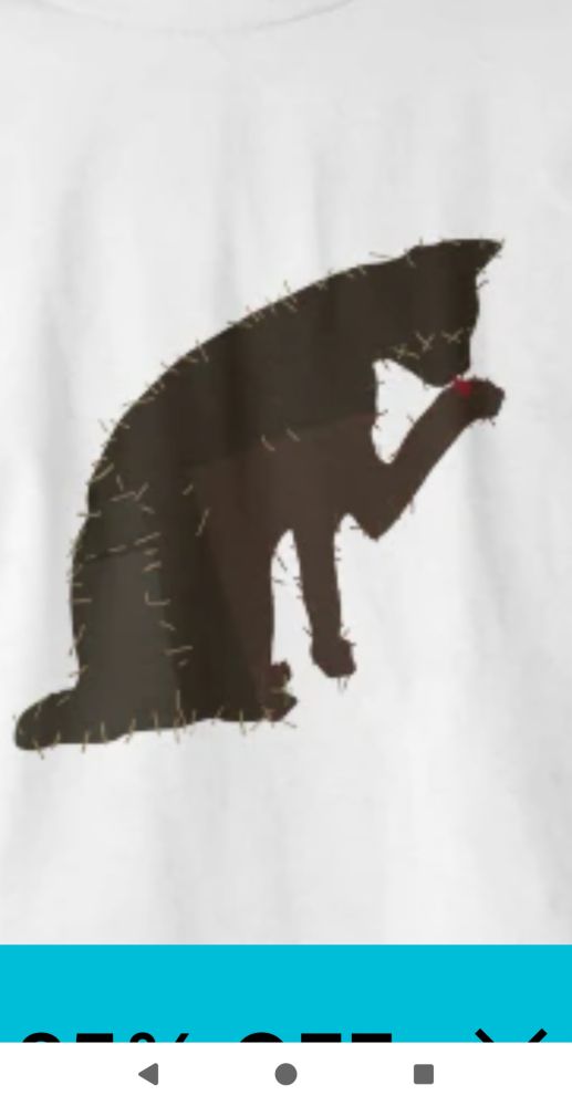 A black cat licking it's paw on a white background. 