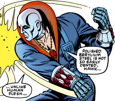Destro from the G.I. Joe: A Real American Hero comic book.