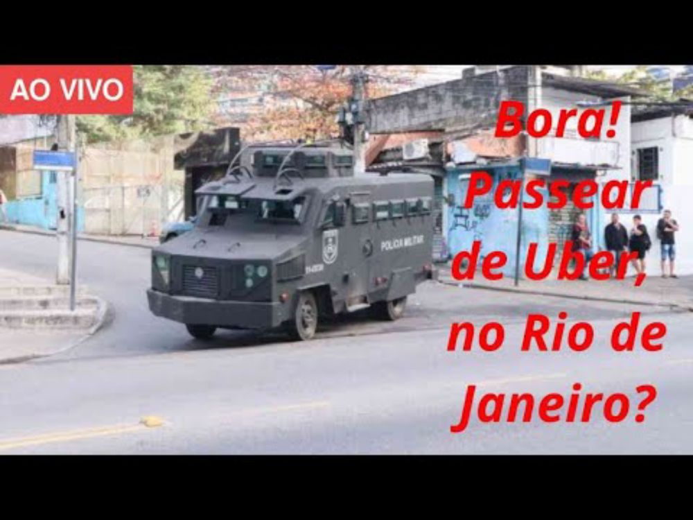 Uber ao vivo no Rio de Janeiro