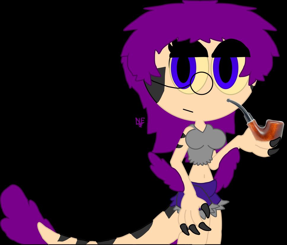 "I beg to differ. Oh for you see, the other raptors and I have constructed a crude suspension bridge to Venezuala. Once there I shall lie low and assume odd jobs under the name Mr. Pilkington. But perhaps I've said too much."

And then smoke her pipe