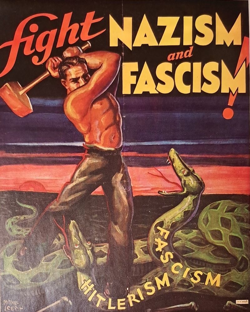 Painted and printed for a benefit rally that raised a fortune at the time, $50k+, for 
