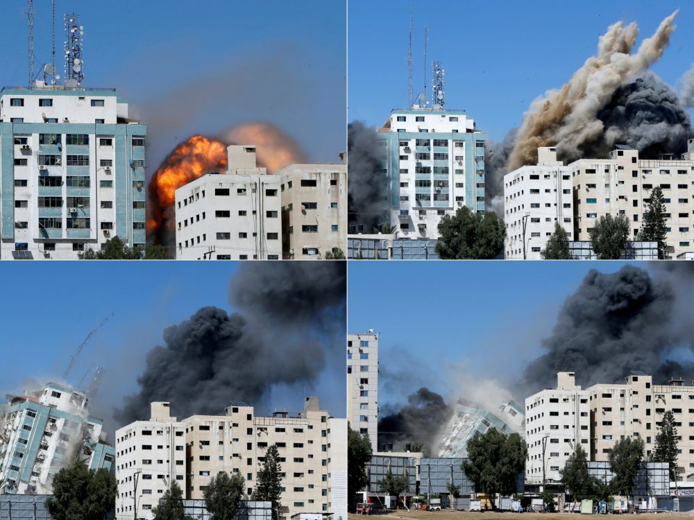 ‘Give us 10 minutes’: How Israel bombed a Gaza media tower