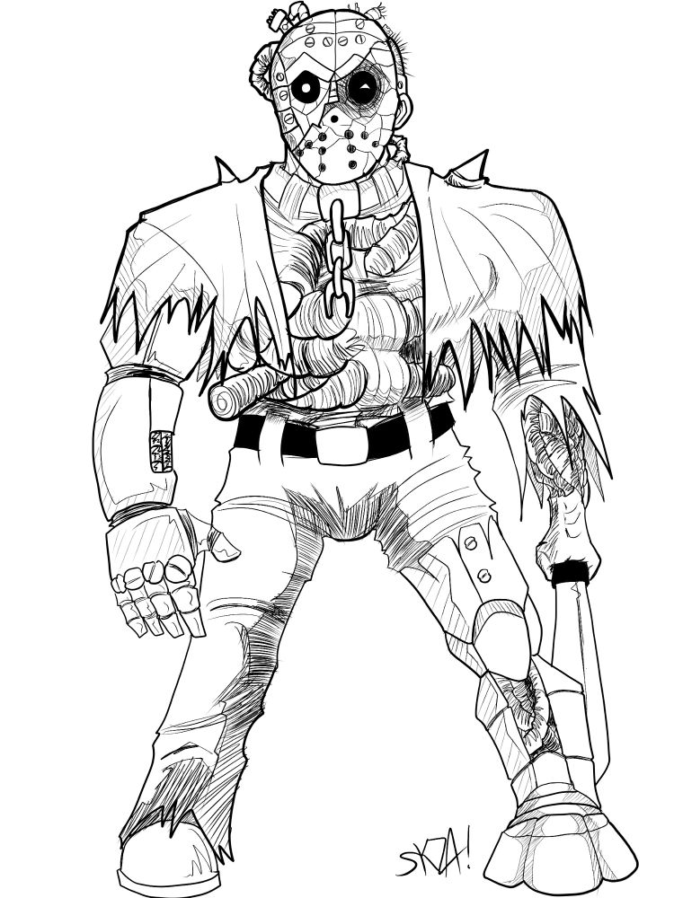 Line art. Reimagined take on Uber Jason