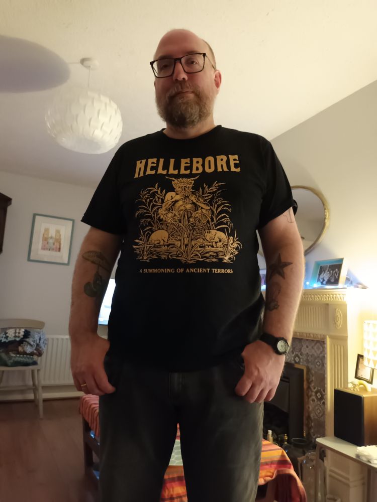 Me, in said satanic t-shirt 