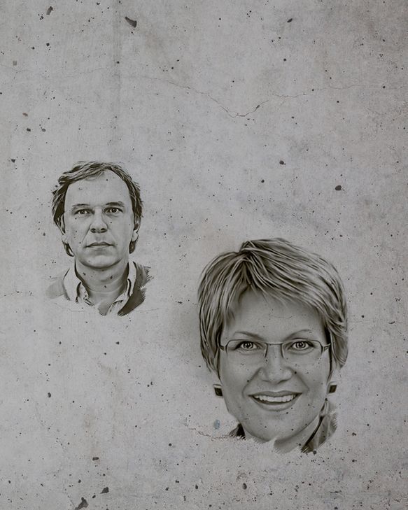 Zu sehen sind Stefan Reinecke und Sabine am Orde
