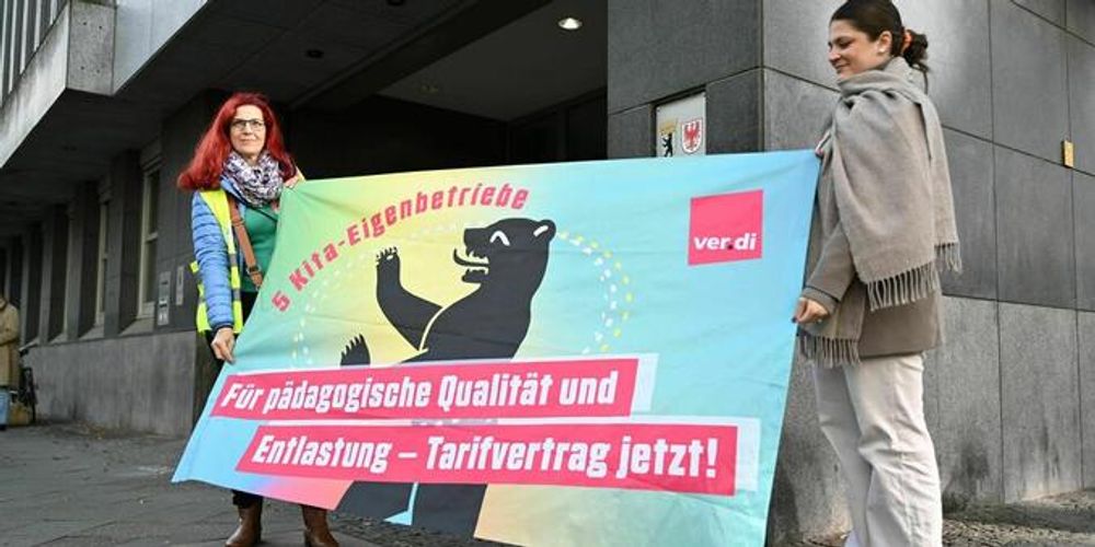 Urteil gegen Verdi in Berlin: Kita-Streik bleibt verboten