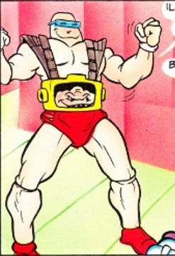 Krang in his Android body from the Italian comics from Rizolli. The Android looks amusingly smug and lacks his antennae. 