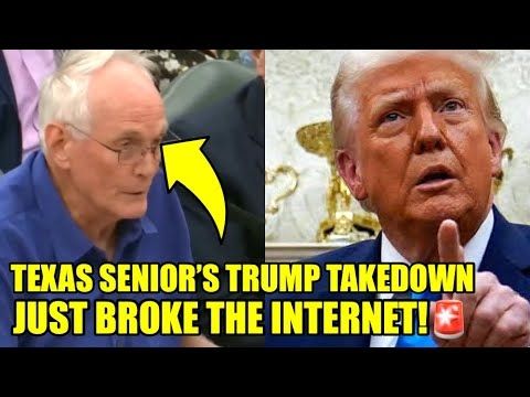 🚨Texas Senior BLASTS Trump At HEARING, GOES VIRAL