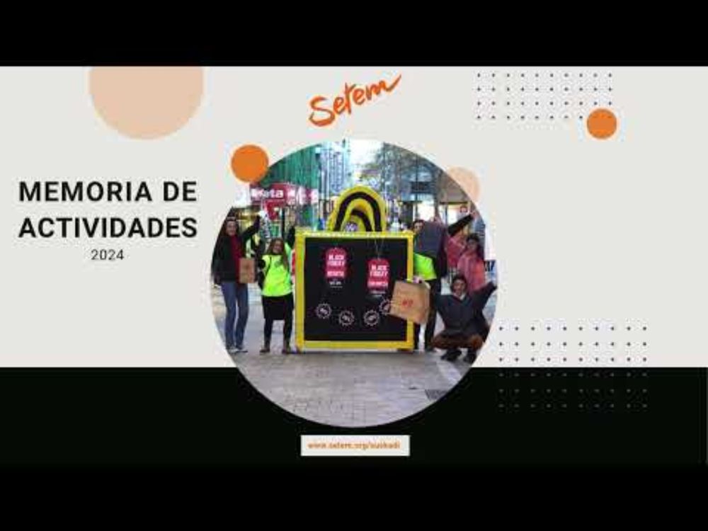 Resumen memoria de actividades 2024 SETEM Hego Haizea