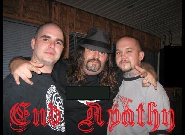 End Apathy band members from left to right - Michael Wade Page, Ozzie Babbit, Edward Rackley