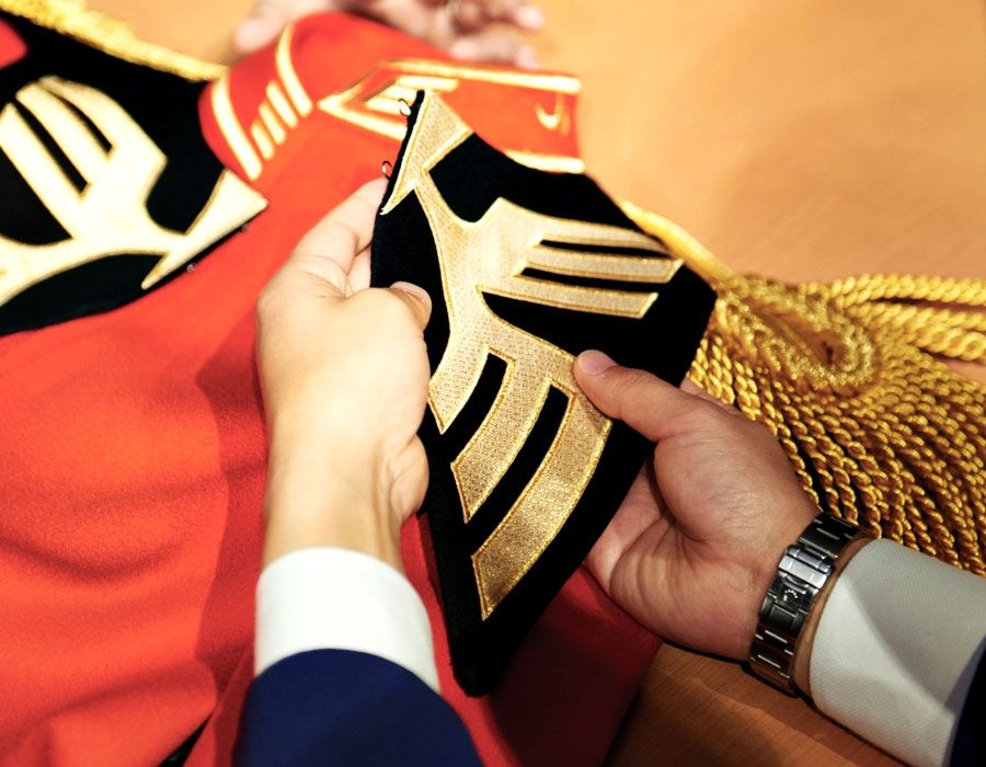 「機動戦士ガンダム×ISETAN WELCOME TO ZEON」コラボイベントのシャアの軍服