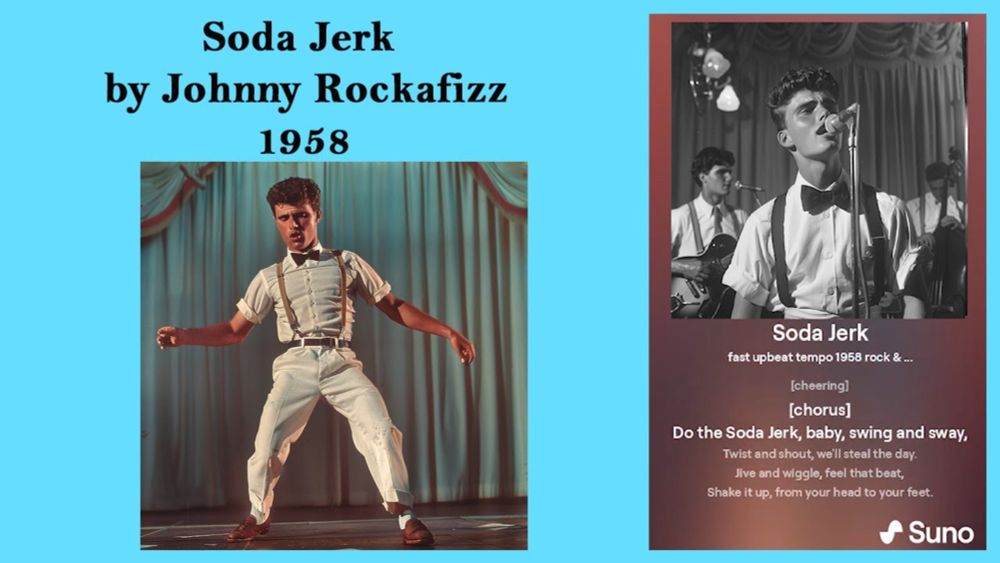 Soda Jerk, by Johnny Rockafizz, 1958