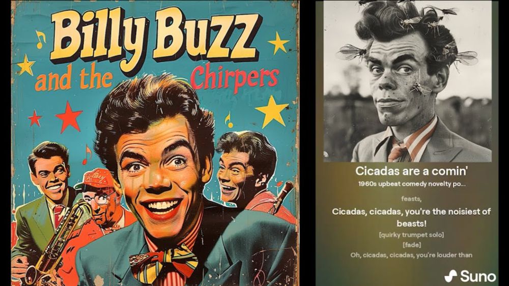 Cicadas are a Comin'  by Billy Buzz and the Chirpers, 1961