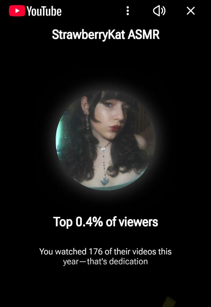 My top YouTube channel of 2025, StrawberryKat ASMR