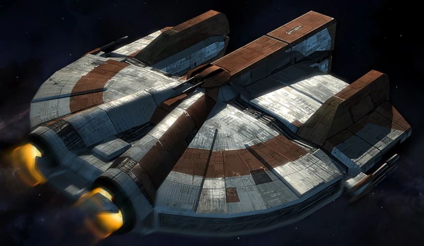 The Ebon Hawk from Star Wars: Knights of the Old Republic 1 and 2.