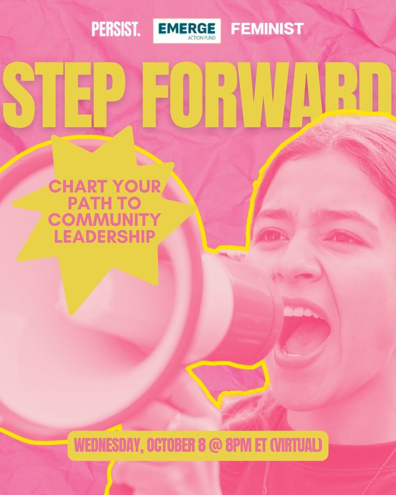 Emerge STEP FORWARD
CHART YOUR PATH TO COMMUNITY LEADERSHIP
WEDNESDAY, OCTOBER 8 @ 8PM ET (VIRTUAL)