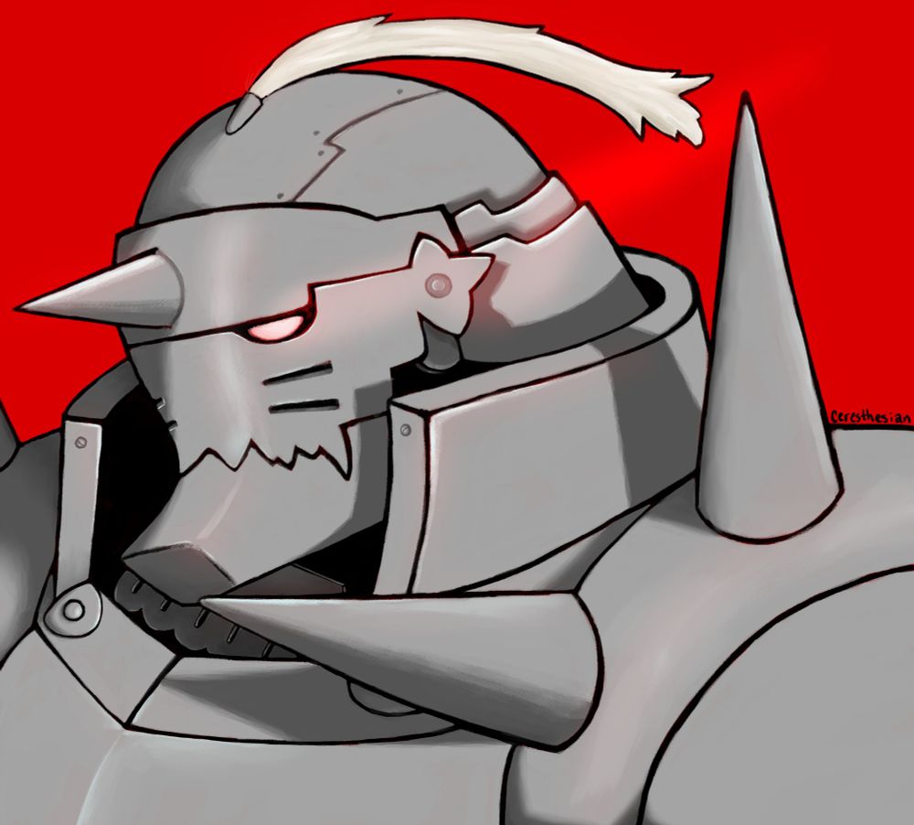Alphonse Elric painting by Ceresthesian