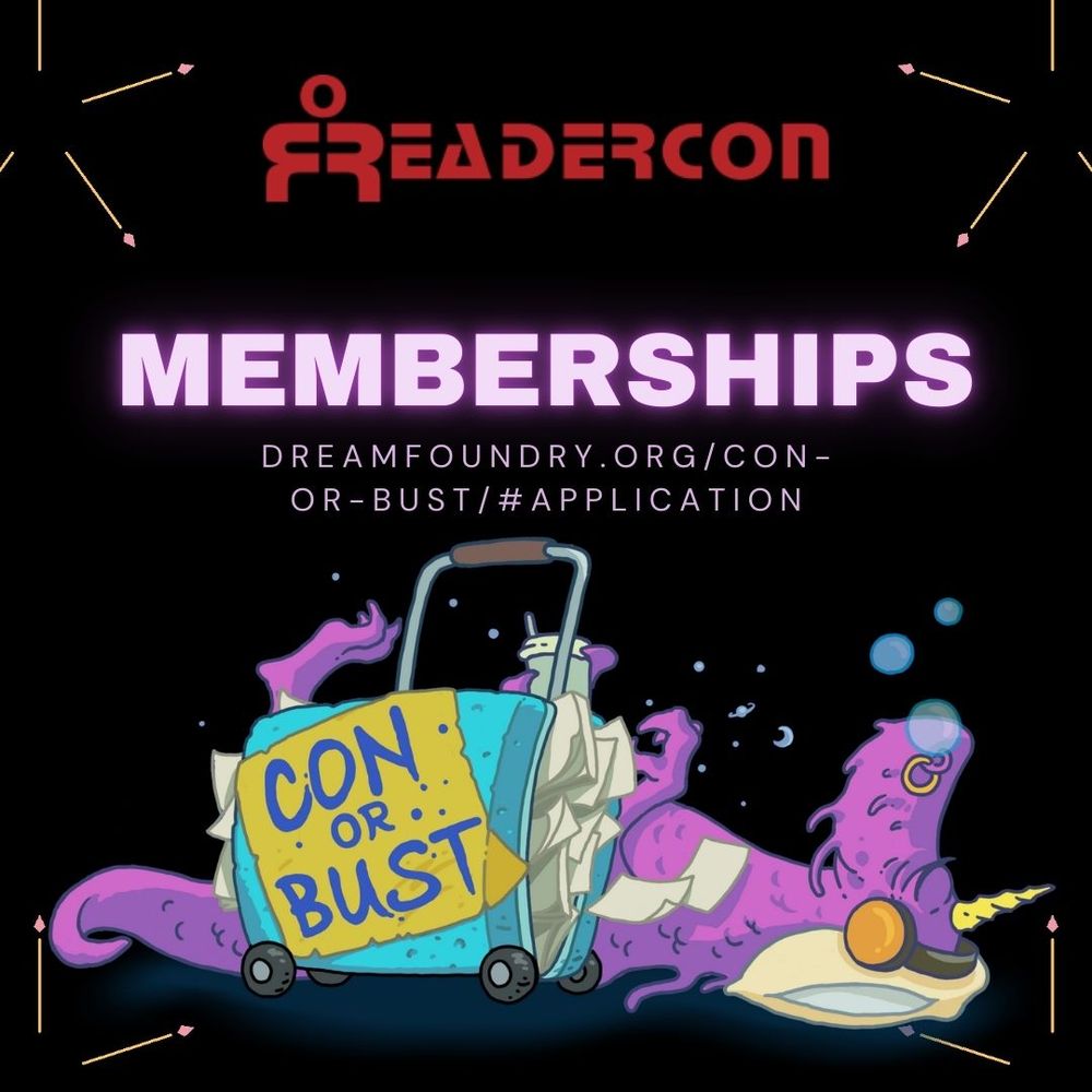 Readercon Memberships are available!