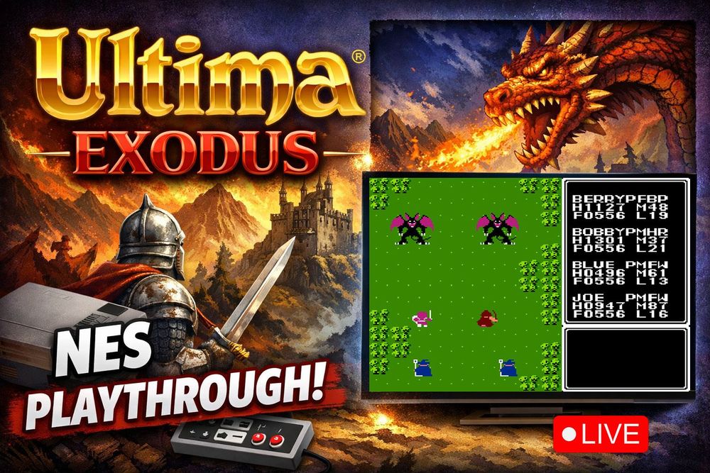 Ultima Exodus LIVE on Gamers Uplink Plays