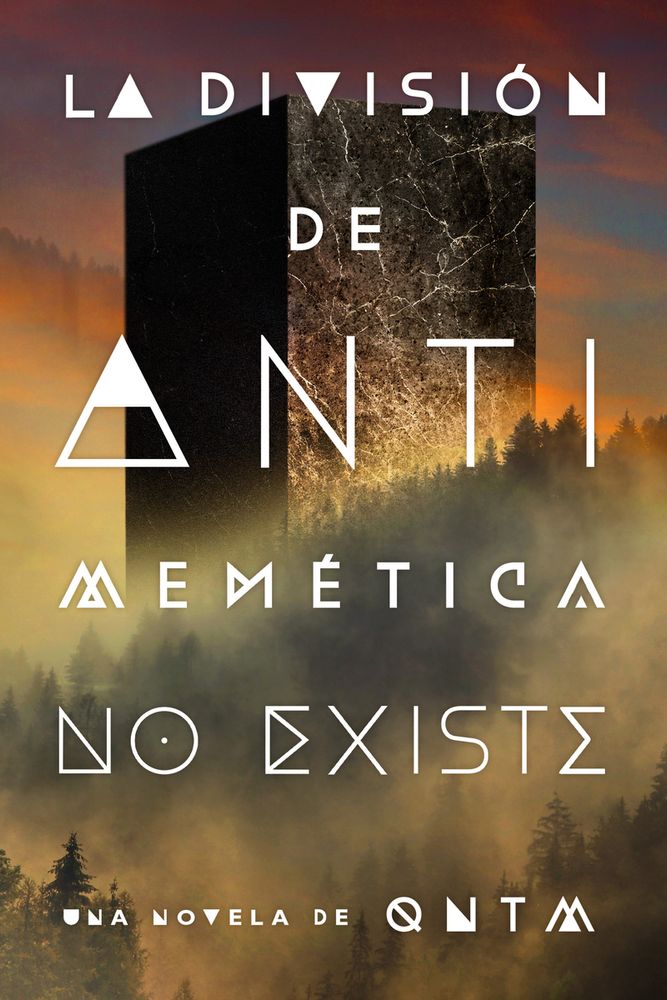 Portada en español del libro La división de antimemética no existe
