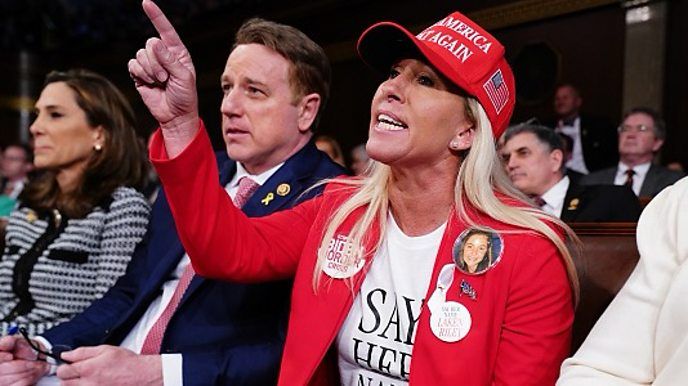 Marjorie Taylor Greene, confirmed banshee, acts like one. 