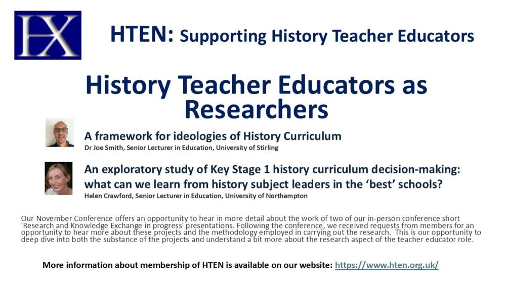 History teacher educators as researchers
