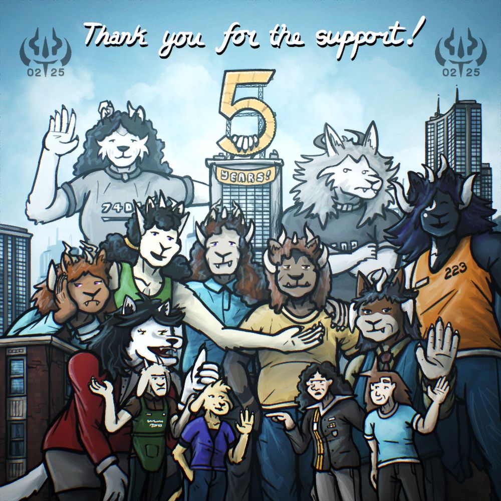 The casts of Somnia Bestiae and Yotakra pose for a picture together.

Characters from left to right:
- First row: Alice, Don, Sasha, Millicent, Katie
- Second row: Loranna, Esina, Desdeg, Vincent, Florence, Wren
- Third row: Kila, Sikso