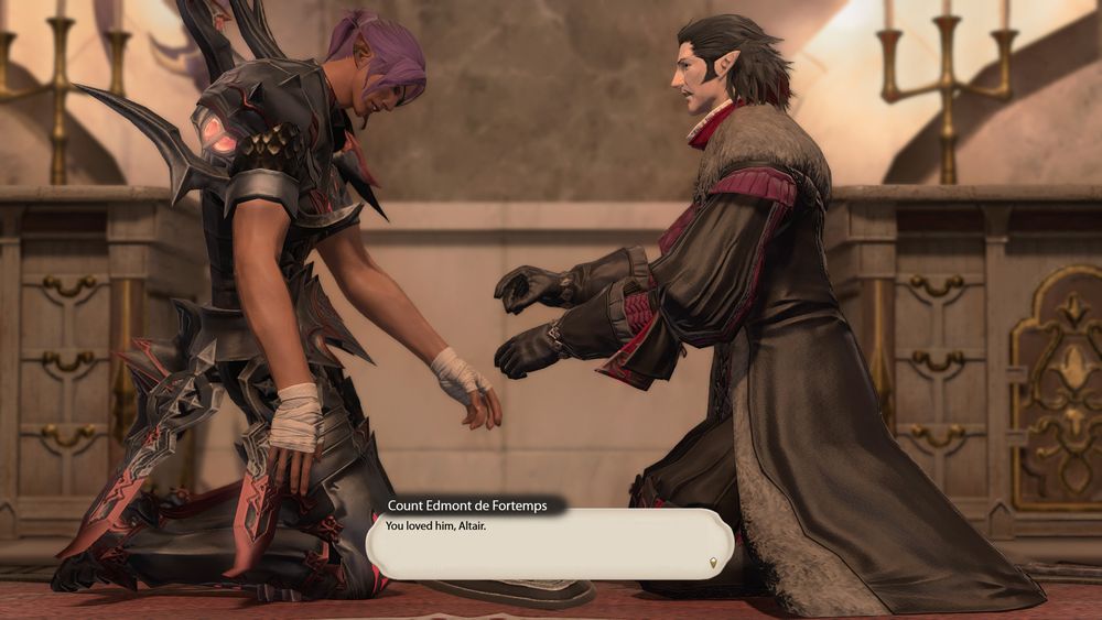 Count Edmont de Fortemps: You loved him, Altair.