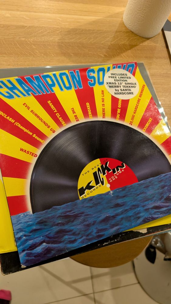 Kickin Records Champion Sound Compilation LP with Bonus Christmas 12"