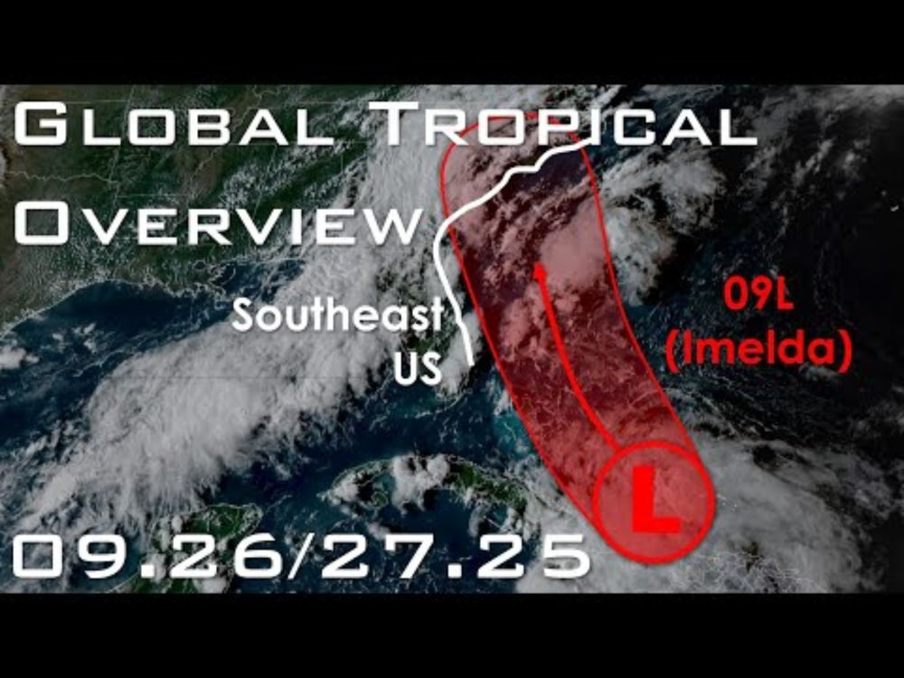 Bualoi Intensifying on Approach to Vietnam; PTC 09L (Imelda) Forming in the Bahamas