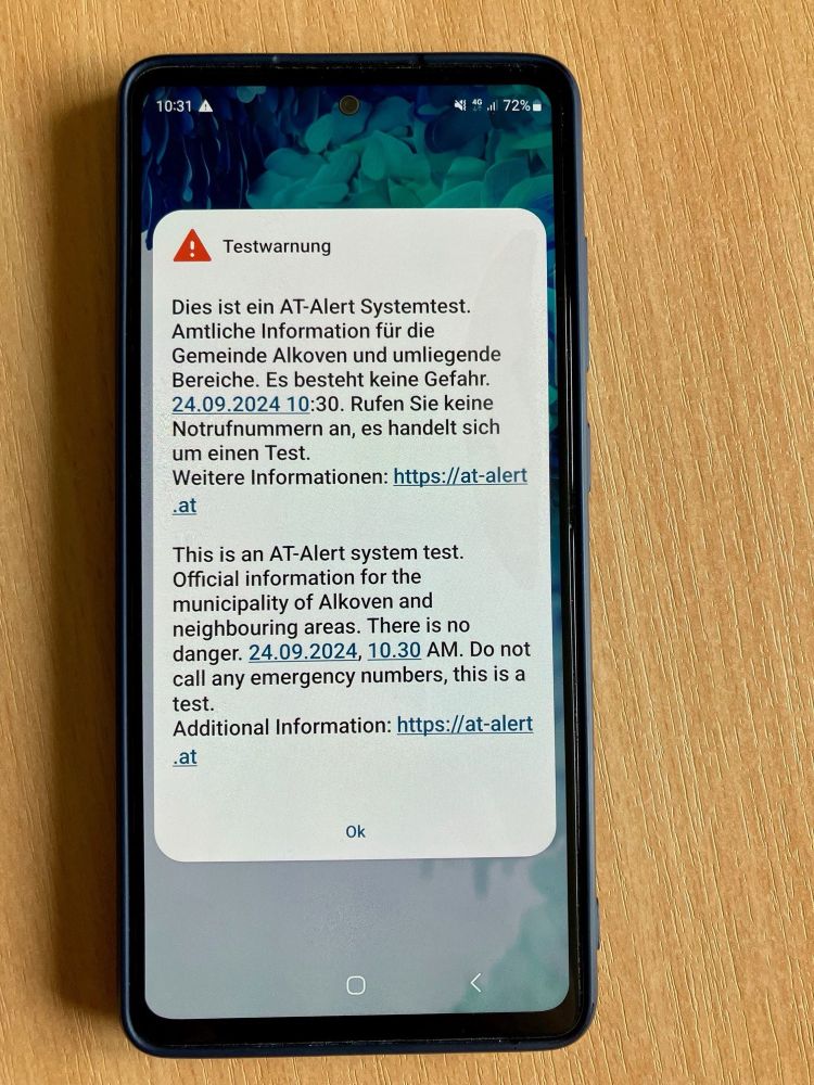 AT-Alert: Warum Ihr Handy heute gleich zwei Mal Alarm schlägt