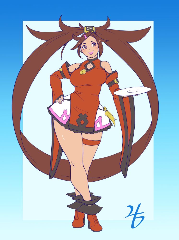 Fanart illustration of Jam Kuradoberi from Guilty Gear. 