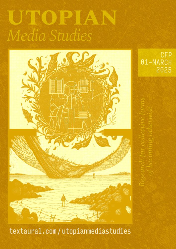 Poster for call for papers on the topic Utopian Media Studies.