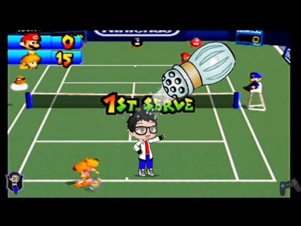 N64 Mario Tennis Gaming Sessions - Salty but Old Skool Fun