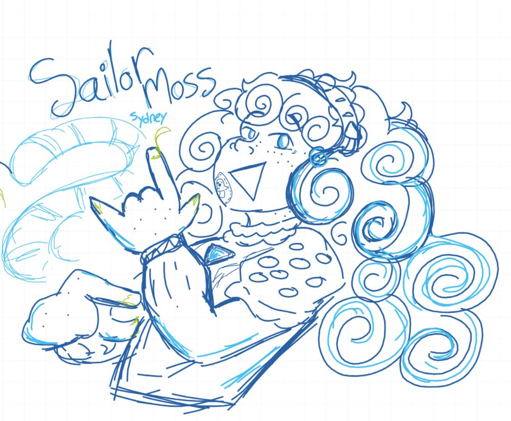“Sailor Moss” Magical Boy Sydney doing cool pose!!