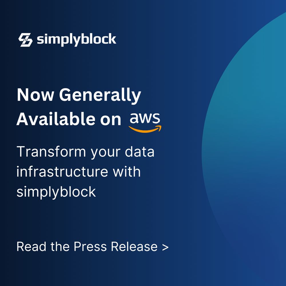 simplyblock generally available on AWS