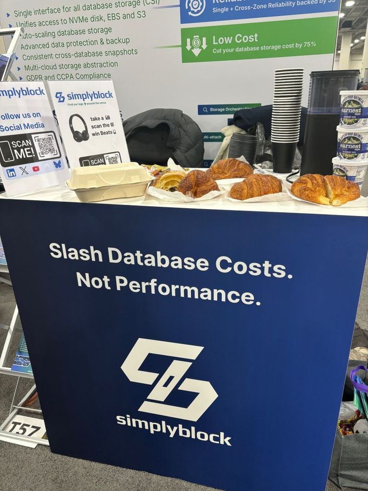 coffee at simplyblock kubecon booth
