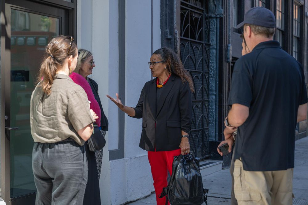Secretary Johnson outside in San Francisco.