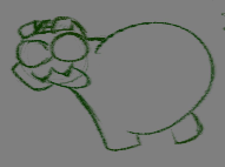 hewkii inika but shaped like the twerking amogus