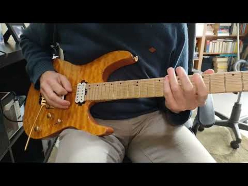 Improvisation on a a Power Rock track in Cmin