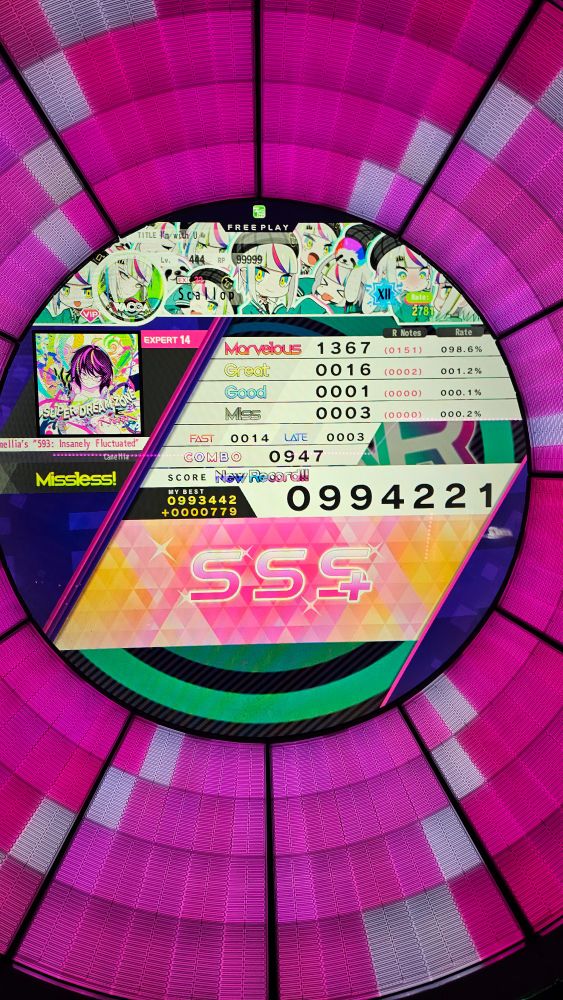 Invisible Frenzy (Camellia's "593: Insanely Fluctuated" Remix) Expert 14 SSS+, 994221