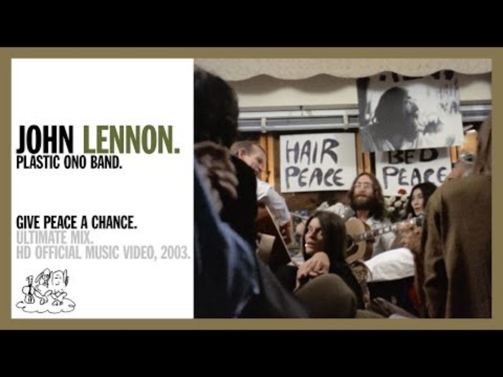 GIVE PEACE A CHANCE. (Ultimate Mix, 2020) - Plastic Ono Band (official music video HD)