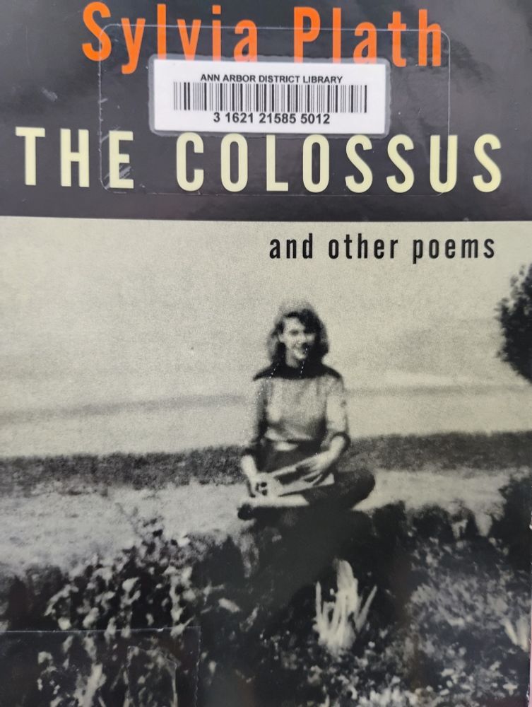 An Ann Arbor District Library copy of Sylvia Plath's 