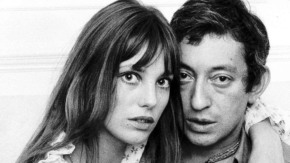 The lovely Jane birkin with serge Gainsborough 