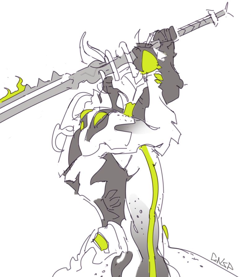 warframe fanart Oberon & Tatsu
