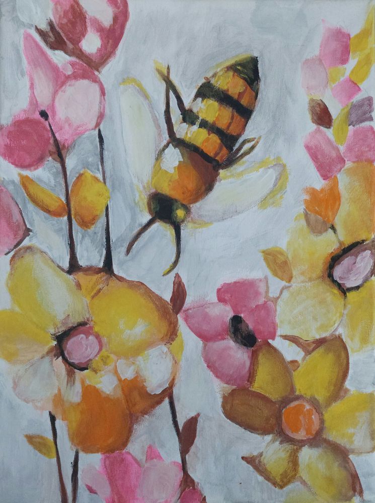 I've redrawn a painting that originally belongs to Andrea Lavery.