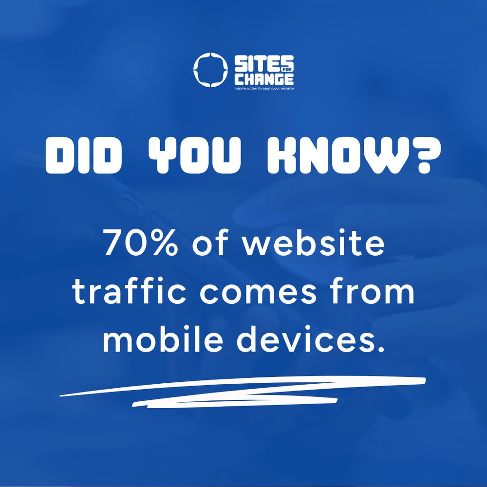 The importance of mobile-friendly websites. Make sure your site is fast, responsive, and optimized for every screen. Don't lose visitors due to a poor mobile experience!