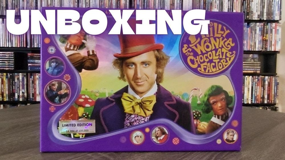 Unboxing 40th Anniversary Limited Collector's Edition Willy Wonka and the Chocolate Factory DVD Set